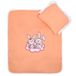 Set do kočíka New Baby Bunnies, oranžový